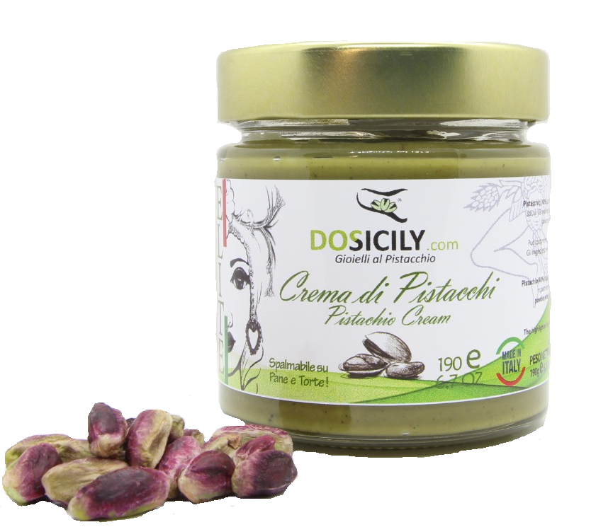 Pistì - Crème à tartiner à la pistache - Avec des pistaches vertes  sélectionnées, fait à la main, 100% naturel - 200 grammes : :  Epicerie